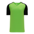 Athletic Knit V-Neck Baseball Jersey with Contrasting Shoulders (BA1375)